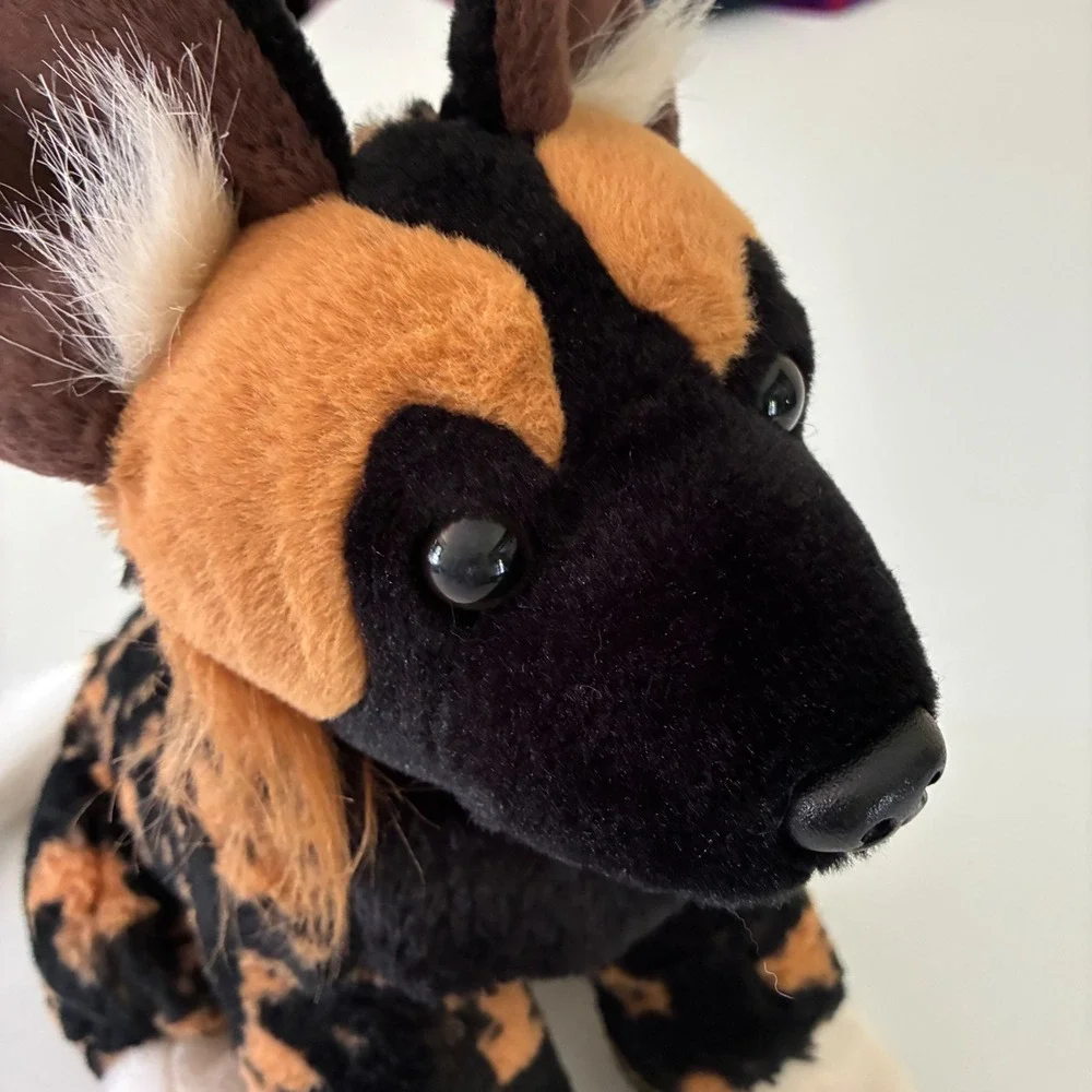 Wild Republic African Wild Dog Painted Wolf Plush Stuffed Animal 12 Inch Safari
